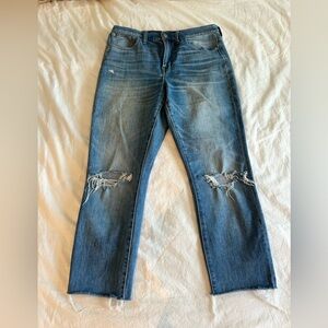 Madewell High Rise Slim Boyjean